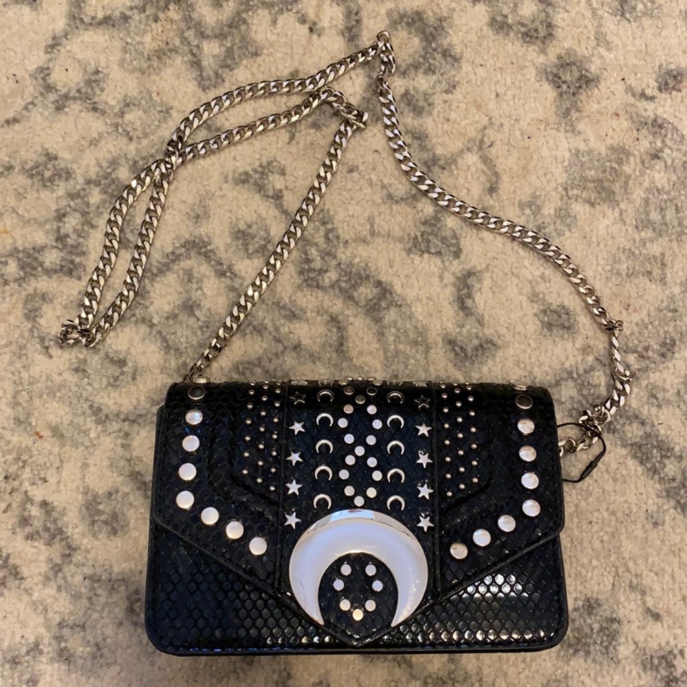 Zara Black Moon and Star Studded Crossbody